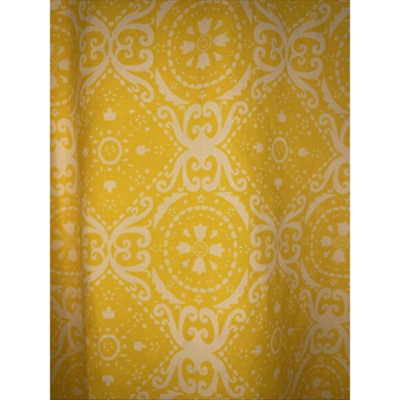 TECREW Yellow Tile Print Cami Top | Size L Summer Boho Festival Tank - Picture 2 of 6